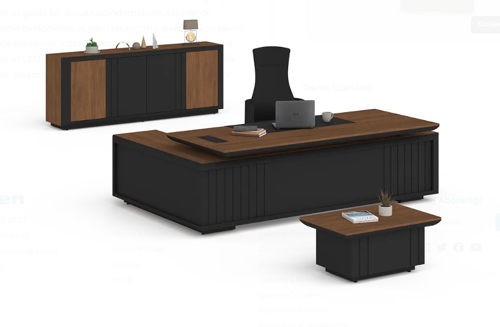 Orven Yönetici Masa Takım