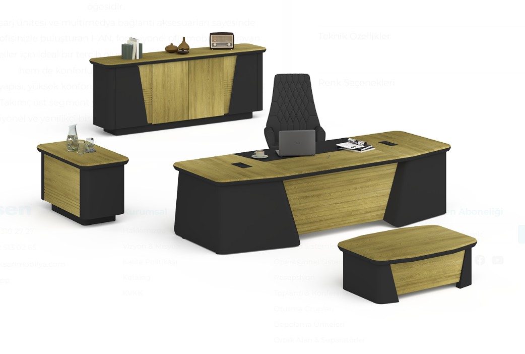 Han Yönetici Masa Takım