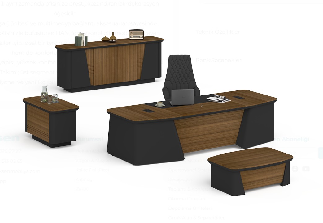 Han Yönetici Masa Takım
